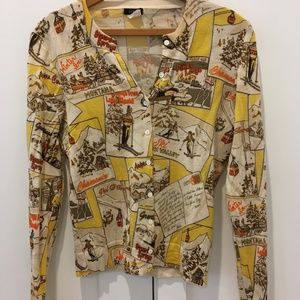 J.Crew Print Cardigan